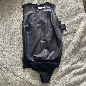 Commando Luxury Leather Tank Bodysuit